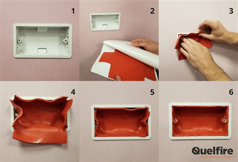 intumescent putty pads electrical boxes